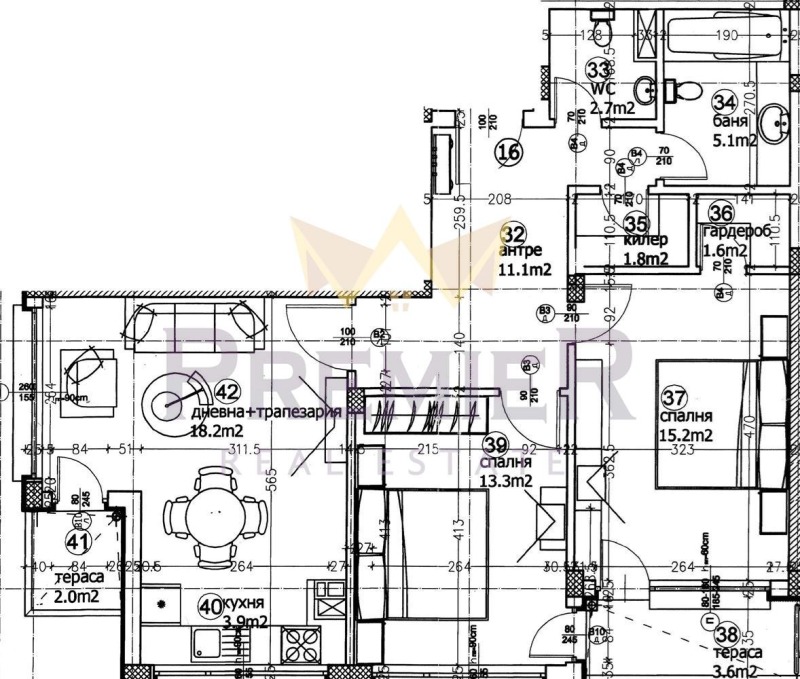 Eladó  2 hálószobás Sofia , Krastova vada , 110 négyzetméter | 74827506 - kép [2]