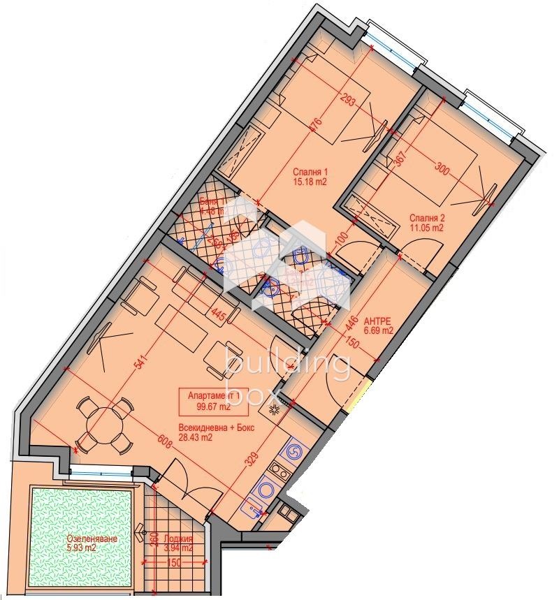 Till salu  2 sovrum Sofia , Centar , 118 kvm | 38327486 - bild [5]