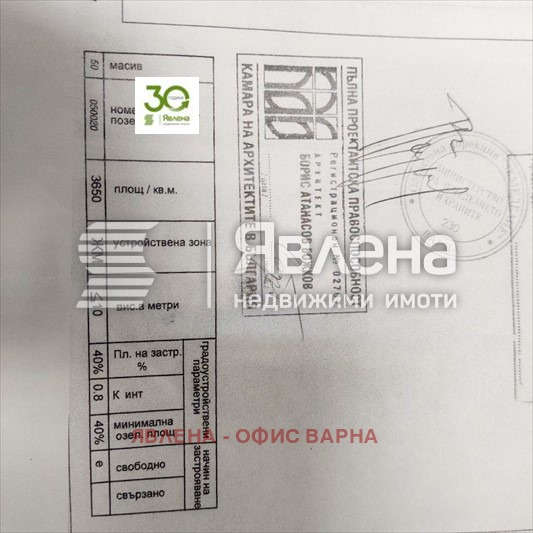 Продава ПАРЦЕЛ, с. Осеново, област Варна, снимка 4 - Парцели - 55840220