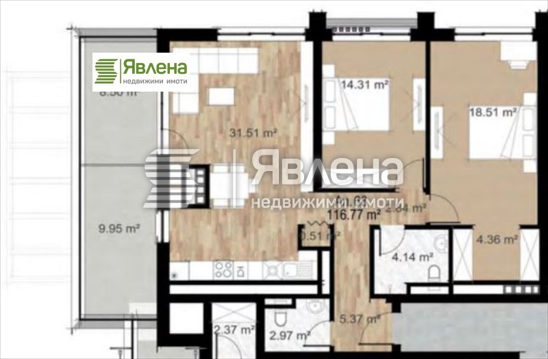 À venda  2 quartos Sofia , Serdika , 141 m² | 23910244 - imagem [2]
