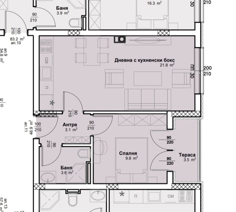 Продава 2-СТАЕН, гр. Кърджали, Възрожденци, снимка 3 - Апартаменти - 52274842