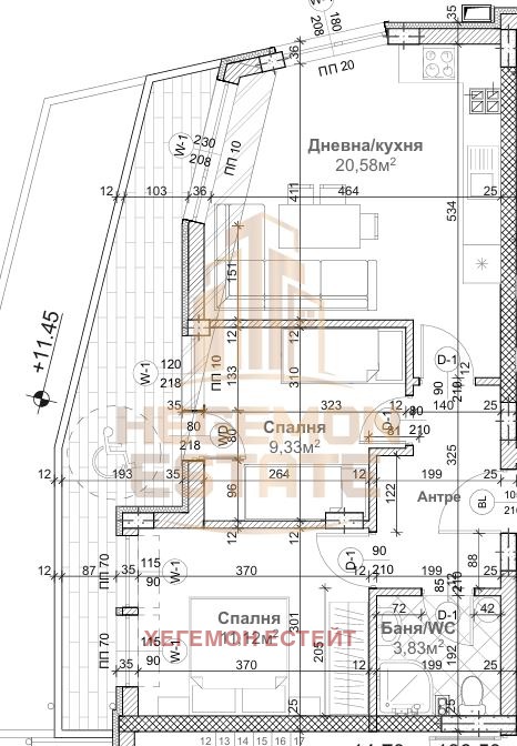 À vendre  2 chambres Varna , Levski 1 , 90 m² | 44241747
