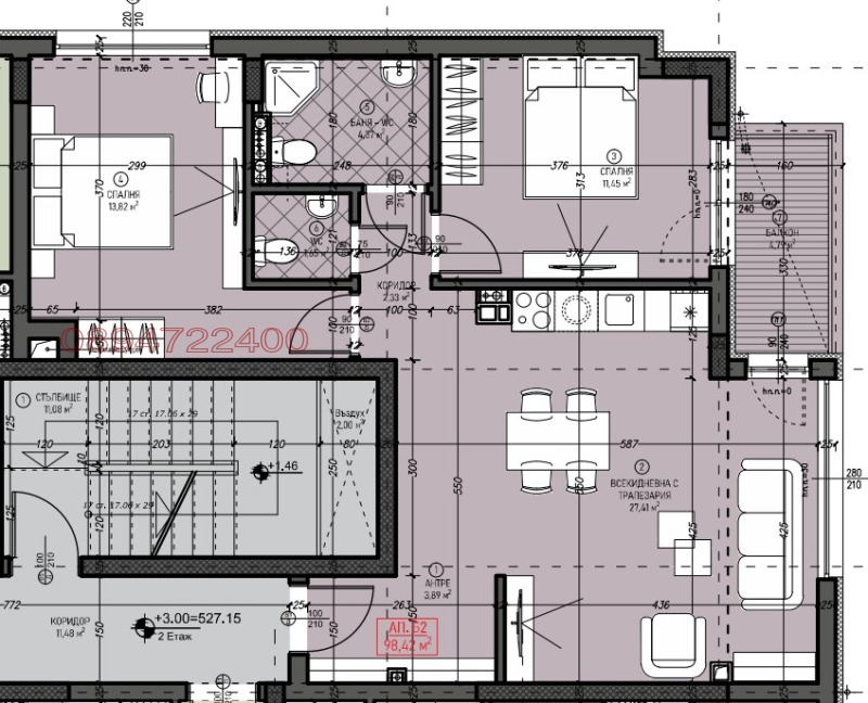 Продава  3-стаен град София , Левски В , 103 кв.м | 45539072 - изображение [2]