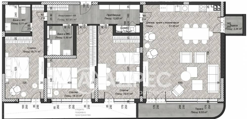 Продава МНОГОСТАЕН, гр. София, Център, снимка 2 - Апартаменти - 52040551