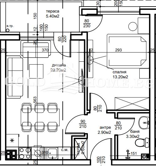 Продава 2-СТАЕН, гр. Пловдив, Беломорски, снимка 2 - Апартаменти - 53286335