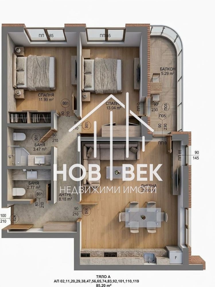 Продава  3-стаен град Варна , Владислав Варненчик 1 , 100 кв.м | 95131775