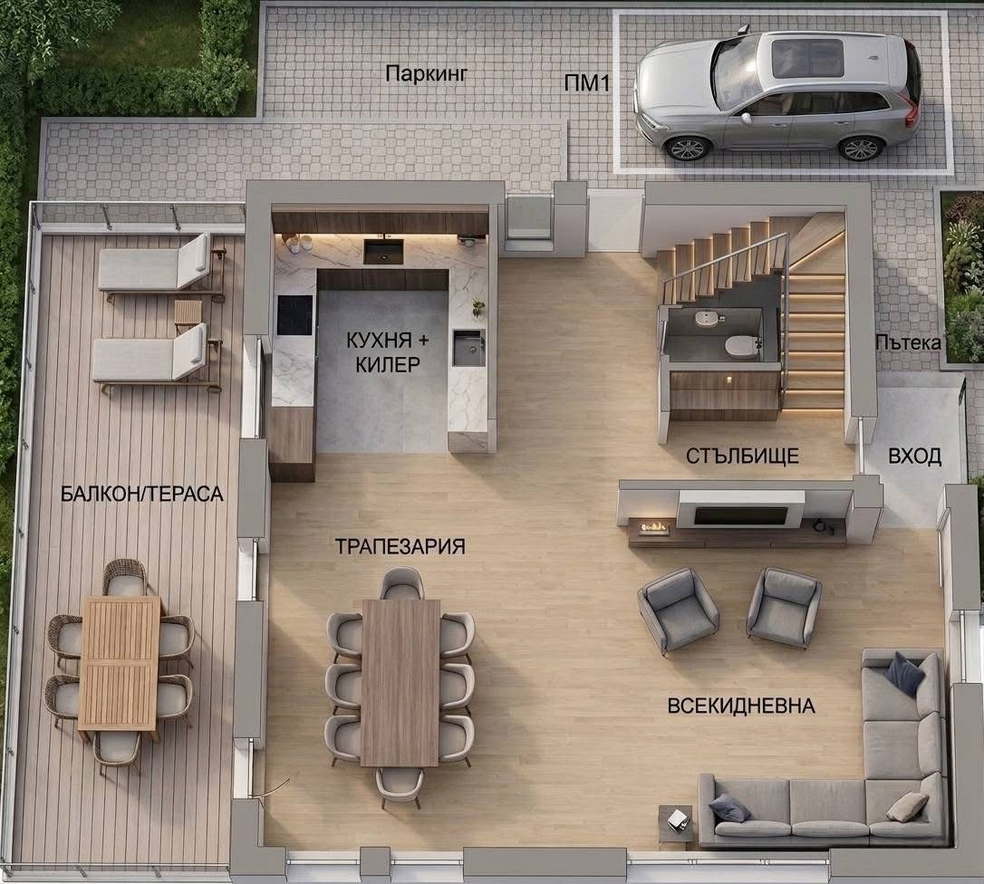 Продава КЪЩА, с. Петково, област София област, снимка 12 - Къщи - 54053926