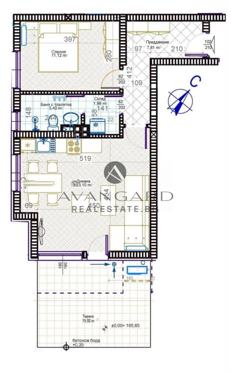 Продава 2-СТАЕН, гр. Пловдив, Христо Смирненски, снимка 8 - Апартаменти - 53086230