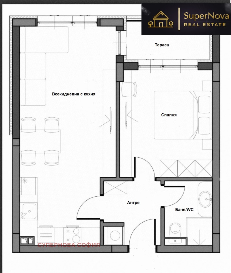 Продава 2-СТАЕН, град София, Малинова долина • 125000 € • 12651728 — Holmes.bg