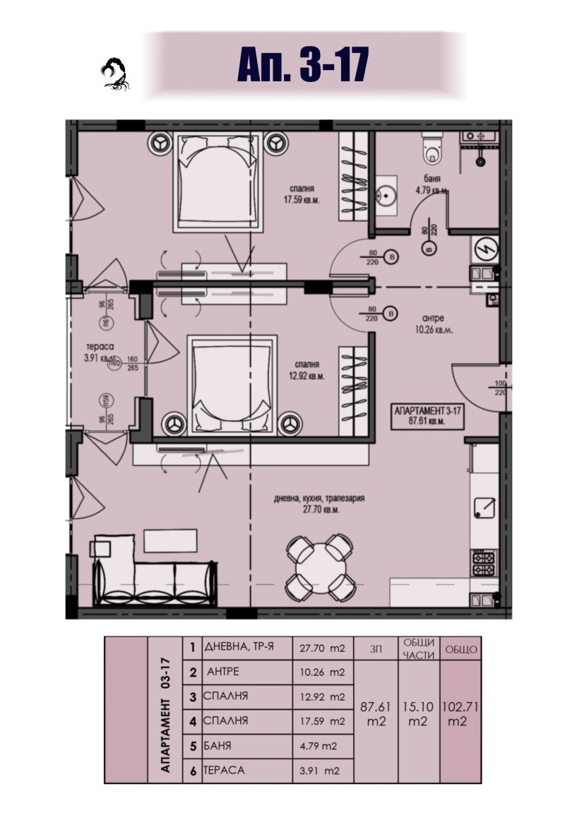 Продава 3-СТАЕН, гр. Велинград, област Пазарджик, снимка 3 - Aпартаменти - 49285770