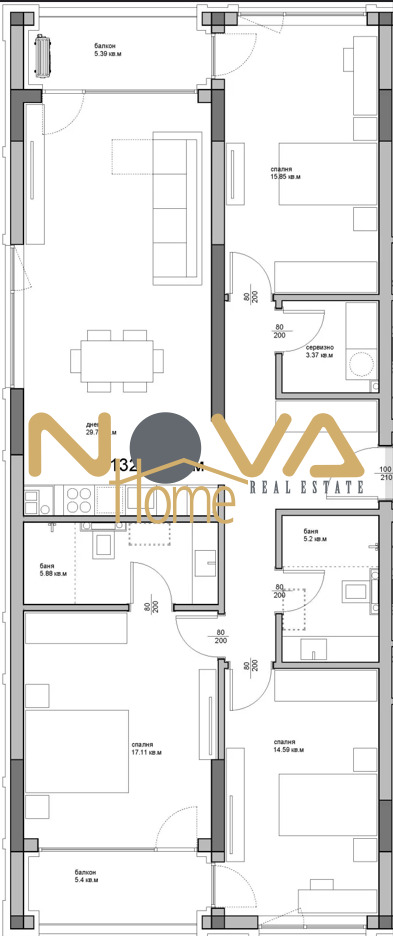 Продава 4-СТАЕН, гр. Варна, Аспарухово, снимка 5 - Апартаменти - 52879855