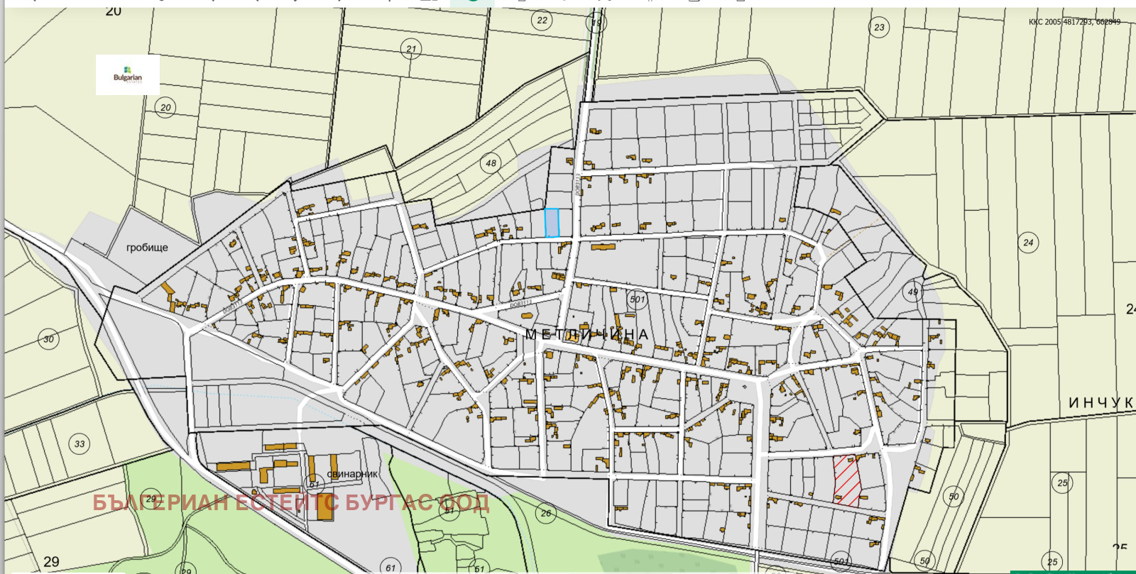 Продава ПАРЦЕЛ, с. Метличина, област Варна, снимка 10 - Парцели - 50681107