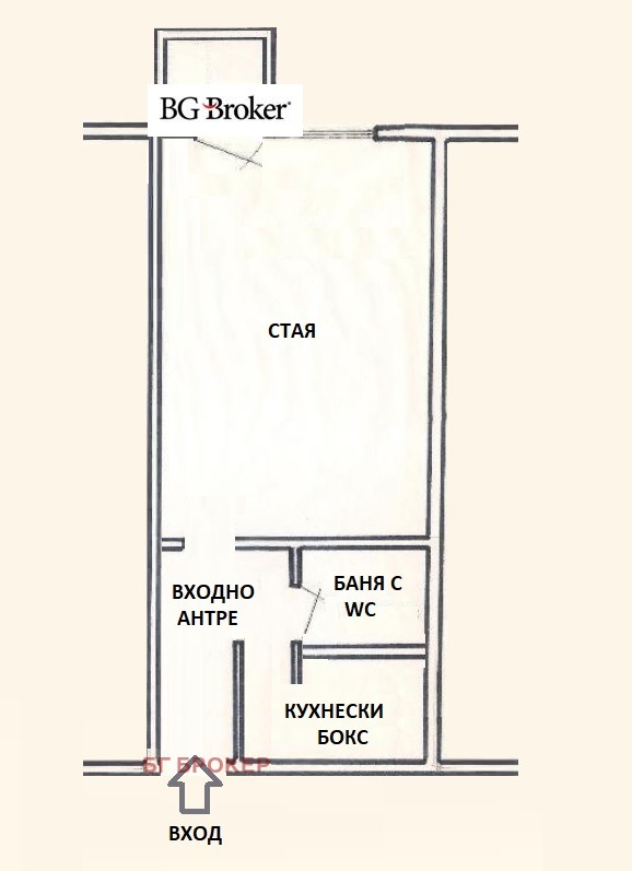 Продава 1-СТАЕН, гр. София, Захарна фабрика, снимка 9 - Апартаменти - 53511365
