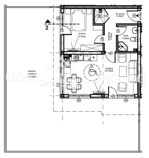 For Sale  1 bedroom Plovdiv , Ostromila , 98 sq.m | 97969410 - image [6]