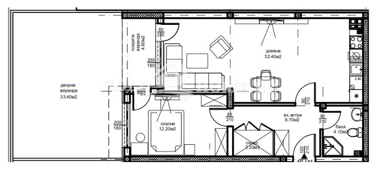 For Sale  1 bedroom Plovdiv , Ostromila , 98 sq.m | 97969410 - image [4]