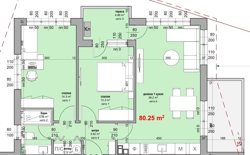 Продава 3-СТАЕН, гр. Стара Загора, Железник - изток, снимка 2 - Апартаменти - 56220371