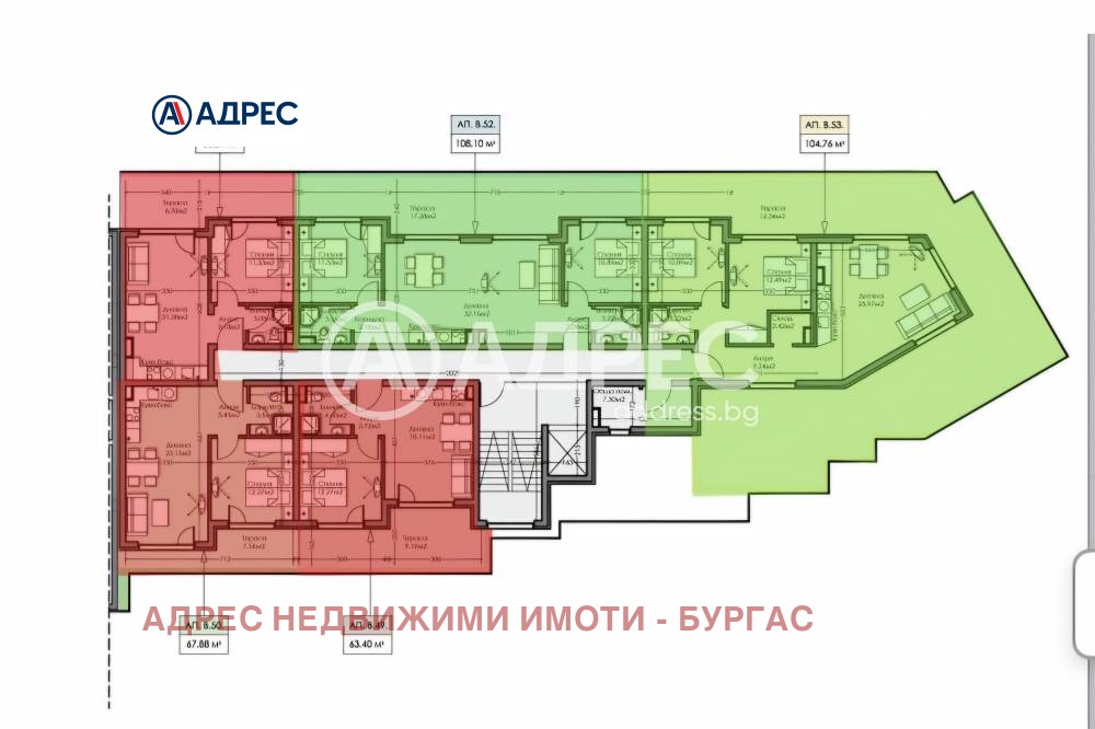 Продава 2-СТАЕН, гр. Бургас, област Бургас