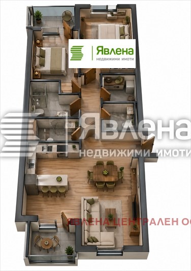 Продава 3-СТАЕН, гр. София, Център