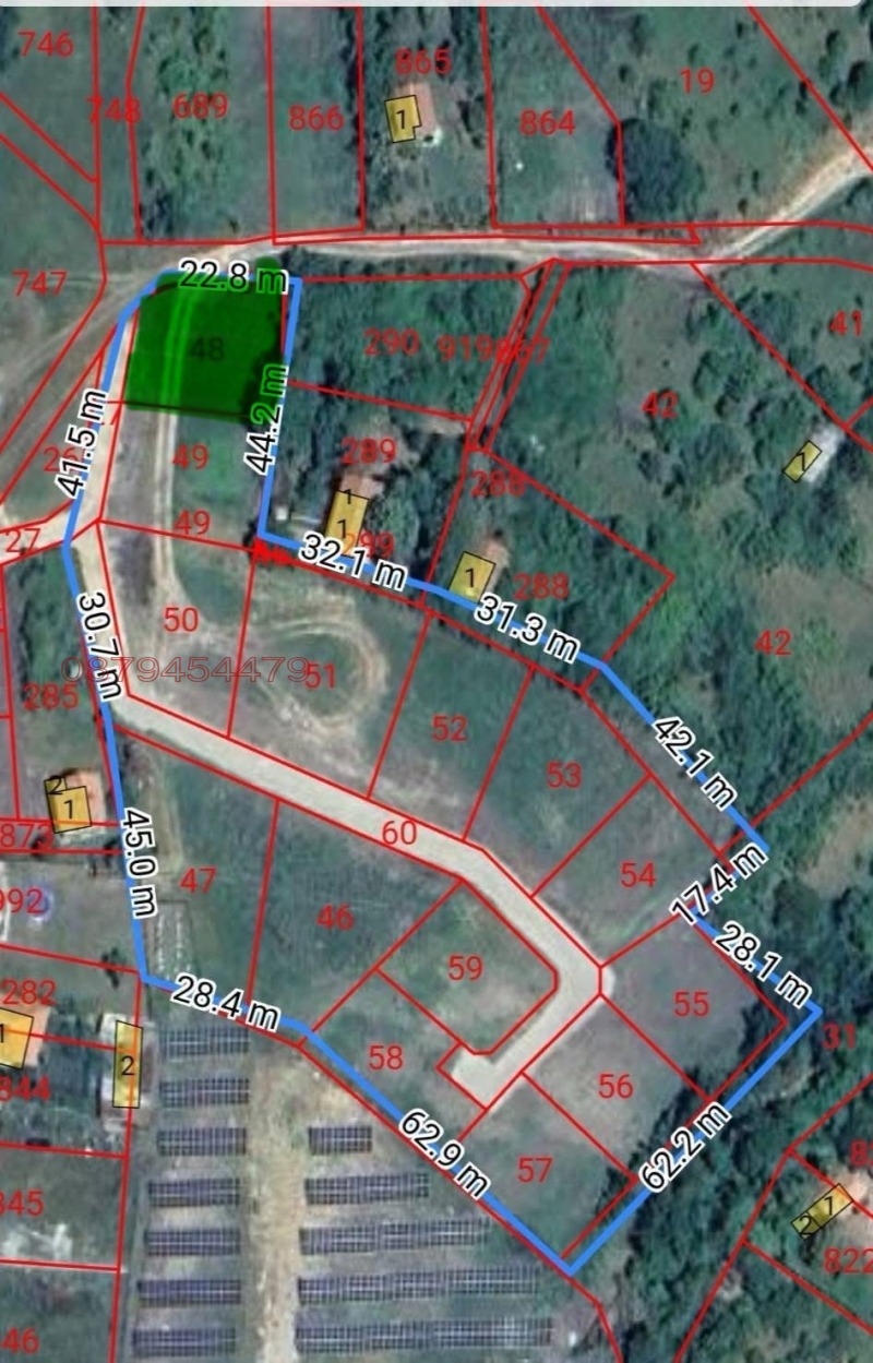Продава ПАРЦЕЛ, с. Хераково, област София област, снимка 3 - Парцели - 53445451