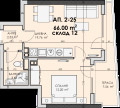 Продава  2-стаен град Бургас , Промишлена зона - Север , 66 кв.м | 97187228 - изображение [2]