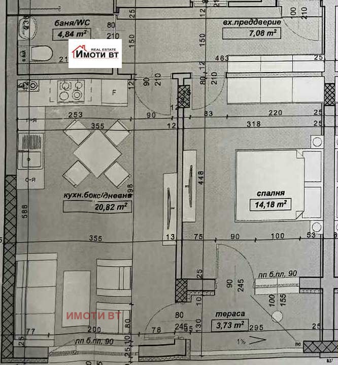 Продава 3-СТАЕН, гр. Велико Търново, Център, снимка 2 - Апартаменти - 52810583