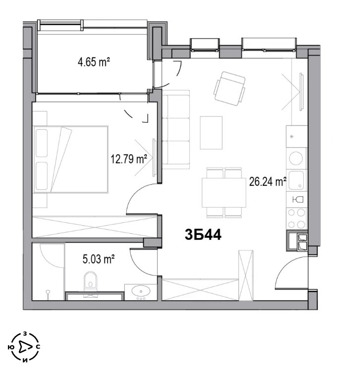 Zu verkaufen  1 Schlafzimmer Plowdiw , Otdih i kultura , 69 qm | 90342930 - Bild [7]