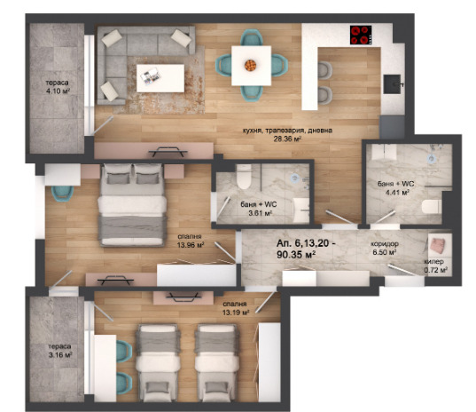Продава  3-стаен град Пловдив , Кършияка , 103 кв.м | 57880428