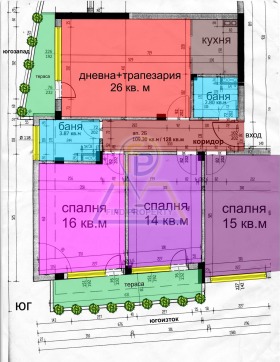 3 sypialnie Meden rudnik - zona D, Burgas 13