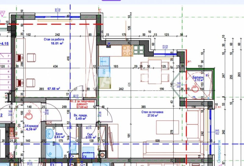 Zu verkaufen  1 Schlafzimmer Sofia , Bankja , 83 qm | 59178857 - Bild [6]