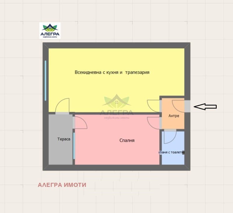 Na prodej  1 ložnice Pazardžik , Promišlena zona , 66 m2 | 96335802 - obraz [2]