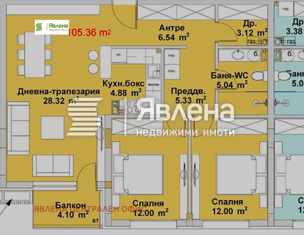 Продава 3-СТАЕН, гр. София, Бояна, снимка 3 - Апартаменти - 54678537