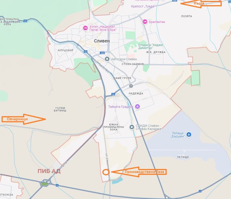 Til salg  Industribygning Sliven , Promishlena zona , 13500 kvm | 39962505 - billede [2]