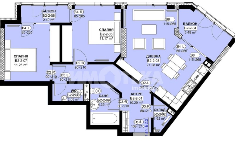 Продава 3-СТАЕН, гр. София, Студентски град, снимка 3 - Апартаменти - 51598186