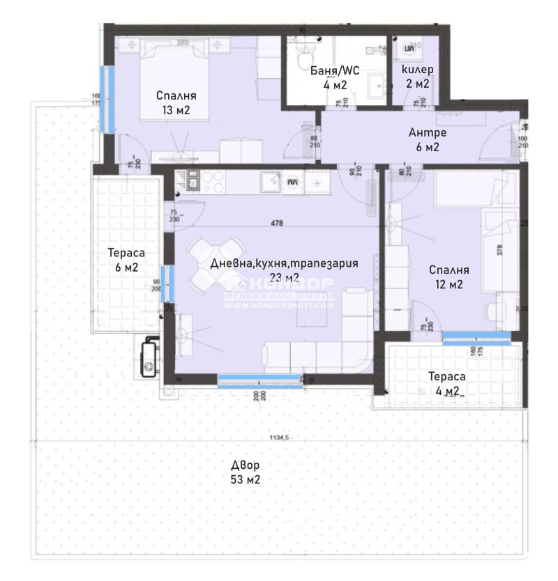 For Sale  2 bedroom Plovdiv , Karshiyaka , 145 sq.m | 31442330 - image [2]