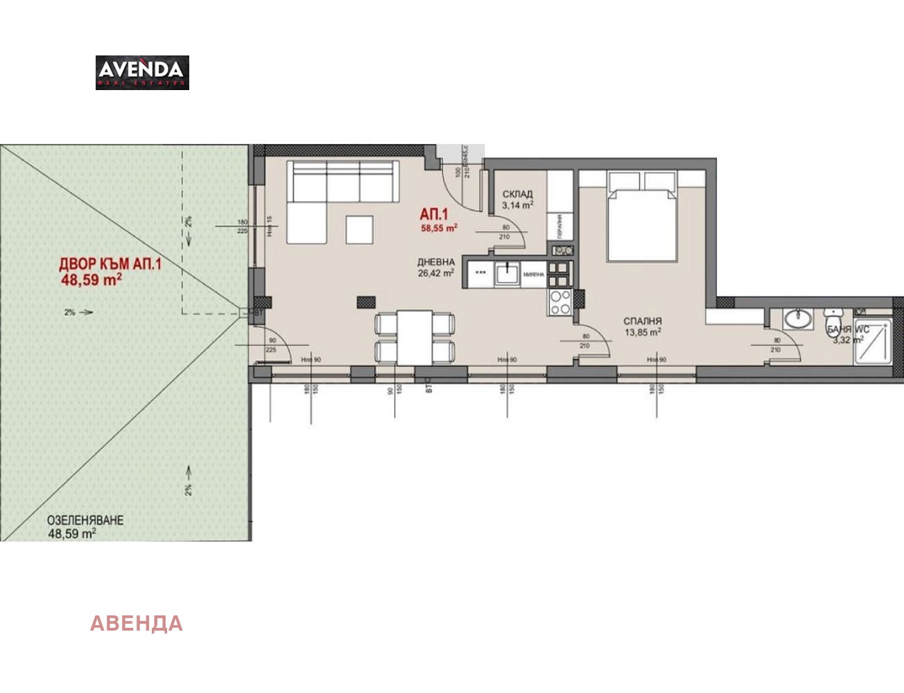Продава 2-СТАЕН, гр. София, Овча купел, снимка 13 - Апартаменти - 54868075
