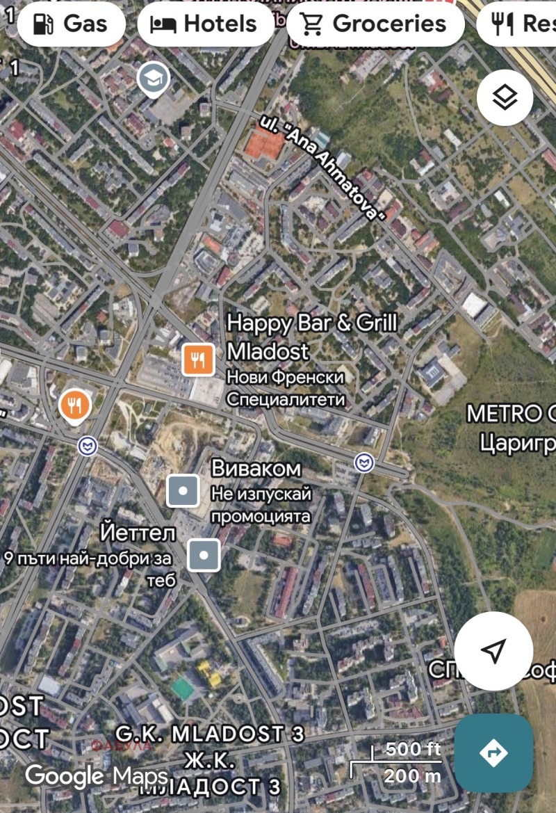 Продава ПАРЦЕЛ в град София, Младост 3 - 3200 кв.м / 1 900 000 € » 3 716 077.00 лв., ФАБУЛА
