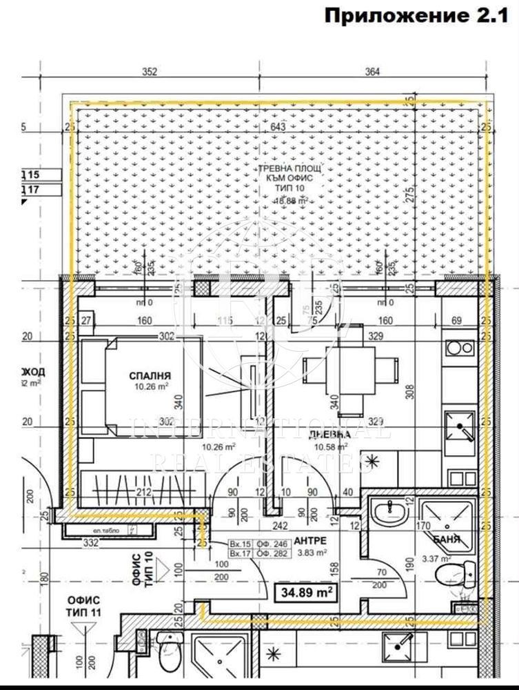 Продается  1 спальня Варна , к.к. Св.Св. Константин и Елена , 55 кв.м | 61578842 - изображение [8]