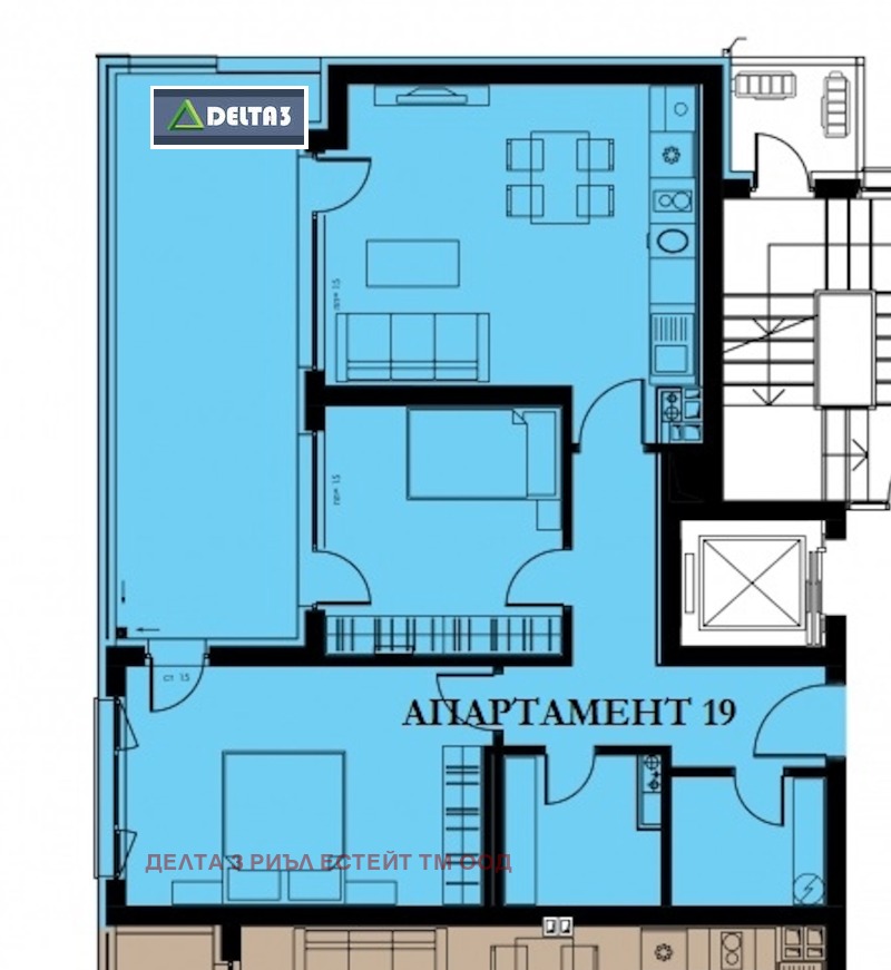 На продаж  2 спальні София , Кръстова вада , 124 кв.м | 66781626 - зображення [2]