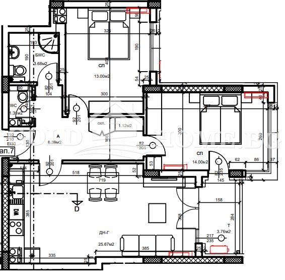 Продава 3-СТАЕН, гр. Пловдив, Христо Смирненски, снимка 3 - Aпартаменти - 48794147