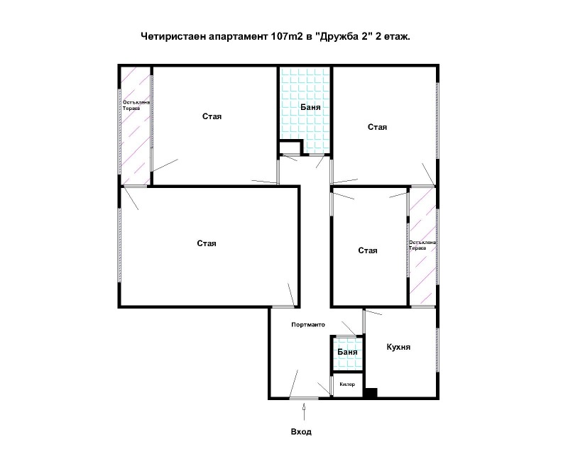 Продава 4-СТАЕН в град София, Дружба 2 - 107 кв.м / 330 000 € » 645 423.90 лв., АГЕНЦИЯ СОФИЯ КОНСУЛТ 21 ЕООД
