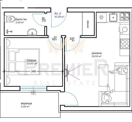 Продава 2-СТАЕН, гр. Варна, м-т Пчелина, снимка 4 - Апартаменти - 52732265