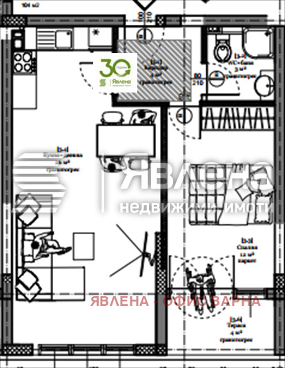 Продава 2-СТАЕН, гр. Варна, Аспарухово, снимка 2 - Апартаменти - 54920062