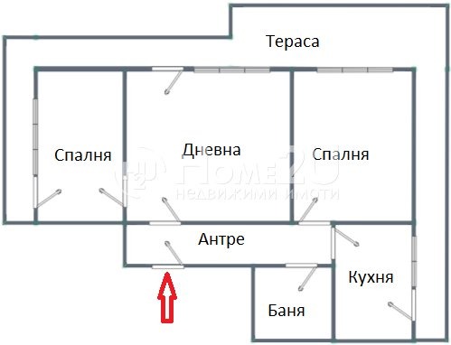 Продава 3-СТАЕН, гр. София, Толстой, снимка 11 - Апартаменти - 55432437