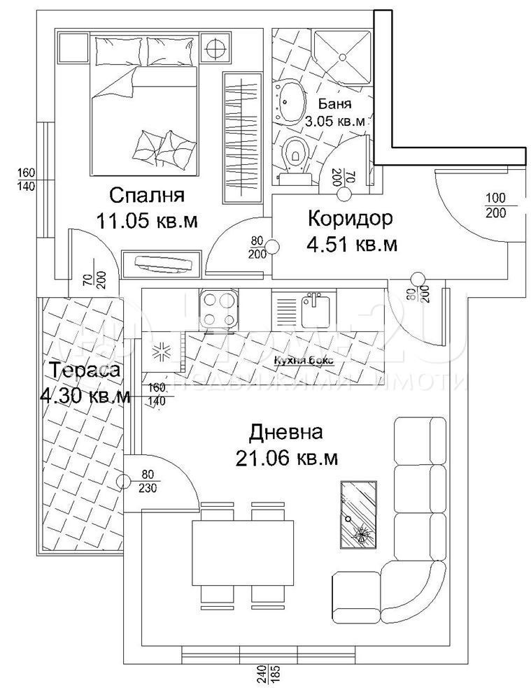 Продава  2-стаен град Варна , Аспарухово , 57 кв.м | 10604747 - изображение [13]