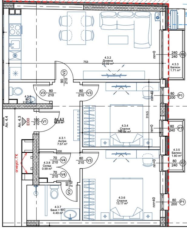 Продава  3-стаен град София , Овча купел , 99 кв.м | 78604737 - изображение [2]