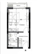 Продава  1-стаен град Варна , к.к. Св.Св. Константин и Елена , 40 кв.м | 74745693 - изображение [4]