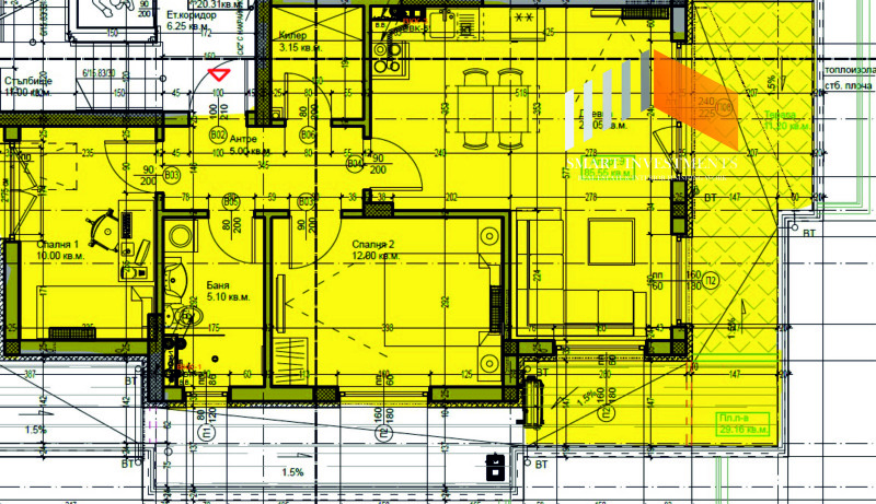 À vendre  2 chambres Varna , Galata , 112 m² | 82428269