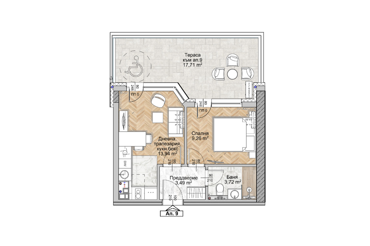 Продава 2-СТАЕН, гр. София, Люлин 9, снимка 2 - Апартаменти - 53871450