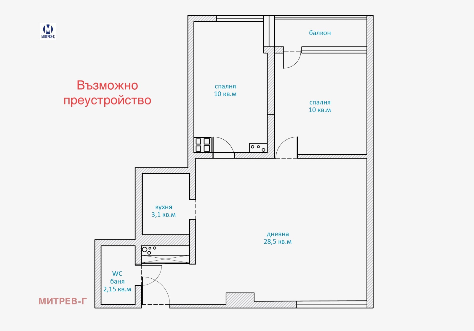Продава 3-СТАЕН, гр. София, Белите брези, снимка 10 - Апартаменти - 53762937