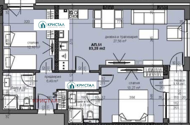 Na prodej  2 ložnice Plovdiv , Trakija , 95 m2 | 12885369 - obraz [11]